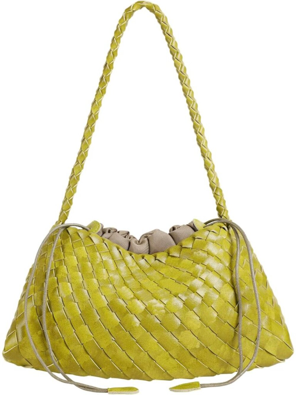 Basket Woven Handbag, Woven Shoulder Bag Cute Hobo Purse Tote Handbag